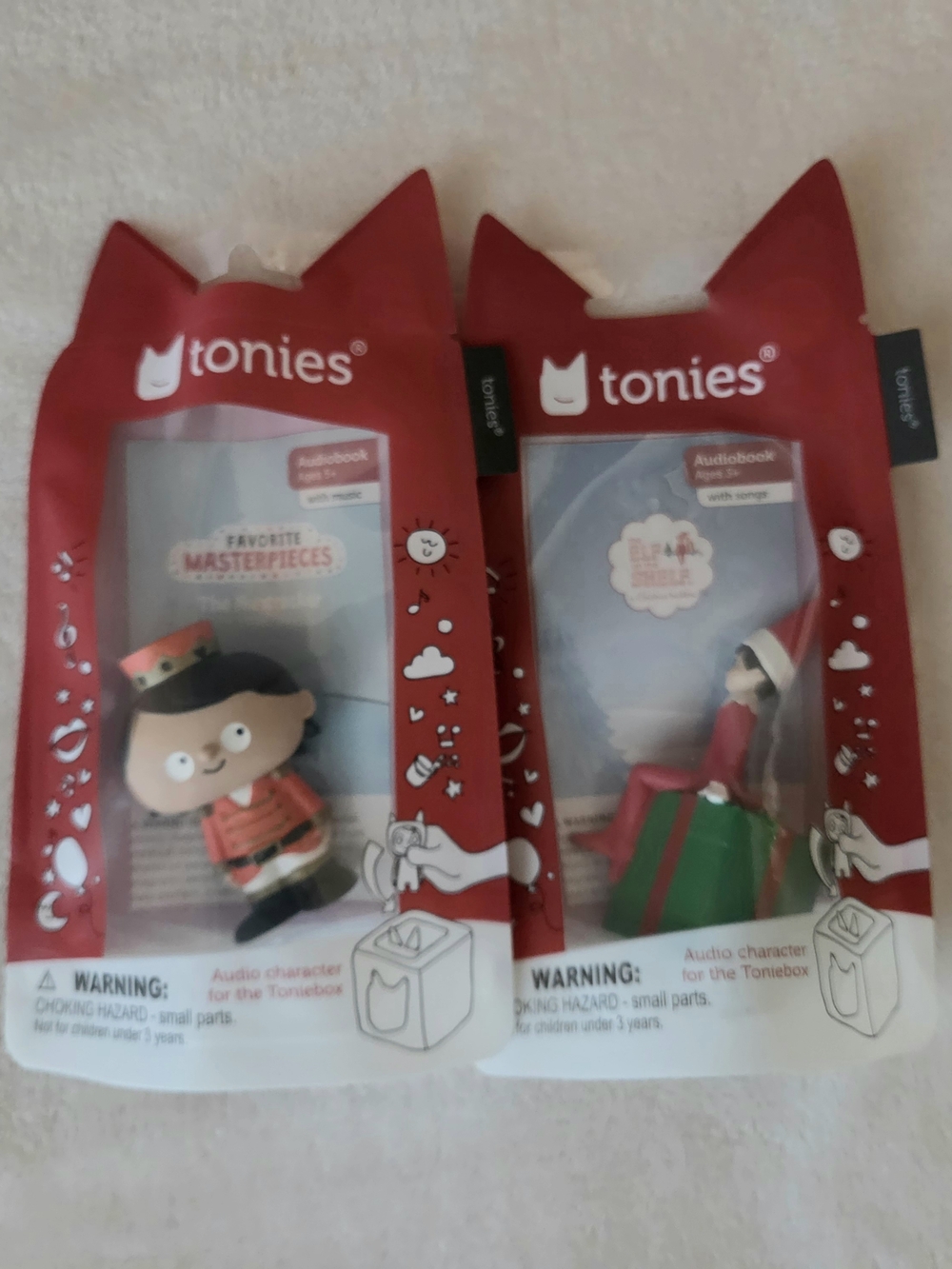 NIP Nutcracker And Elf On The Shelf Tonies For Toniebox